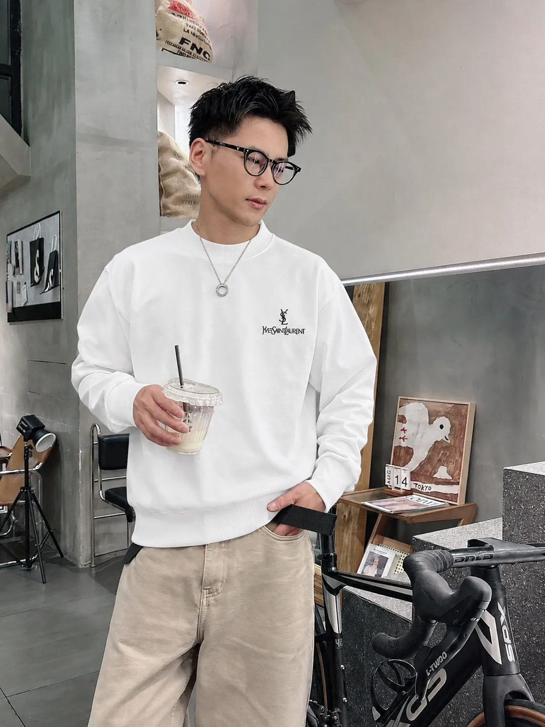 Sain* Lauren* logo 《 》 380 ， ， Same Style ， : Black White Coffee Brown Size：S（90-130 ） M（125-140 ） L（135-155 ） XL（155-175 ） XXL（175-200 ）
